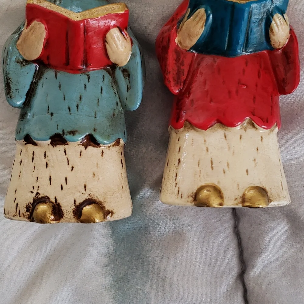 Vintage Choir Boys Christmas Holiday Decorations with Original Box - Picture 10 of 12